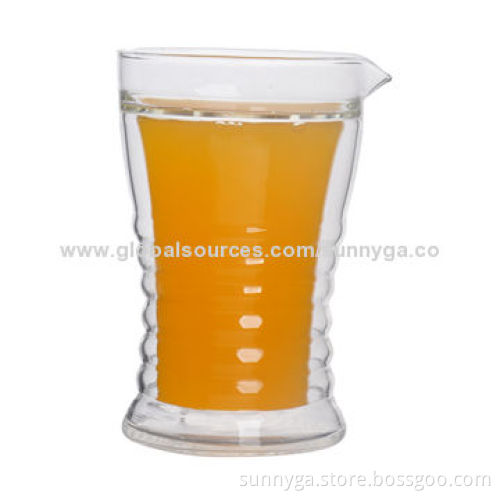 High-quality Double Wall Glass with 211mL Capacity